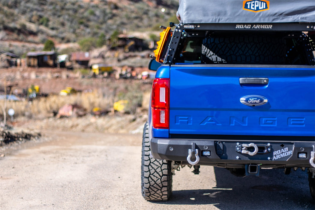 Road Armor 6191R0B Stealth Non-Winch Rear Bumper; Texture Black; - Truck Part Superstore