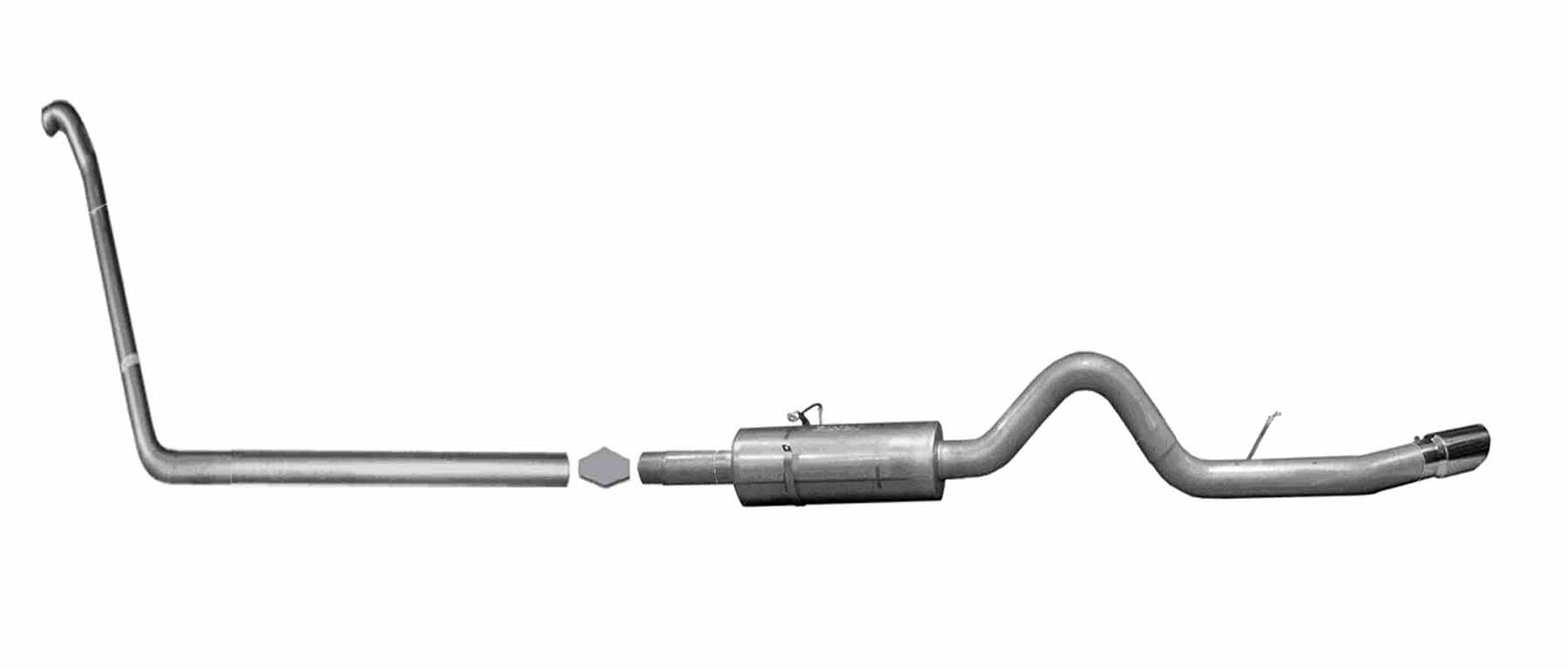 Gibson Performance Exhaust 619505 Turbo-Back Single Exhaust System; Stainless - Truck Part Superstore
