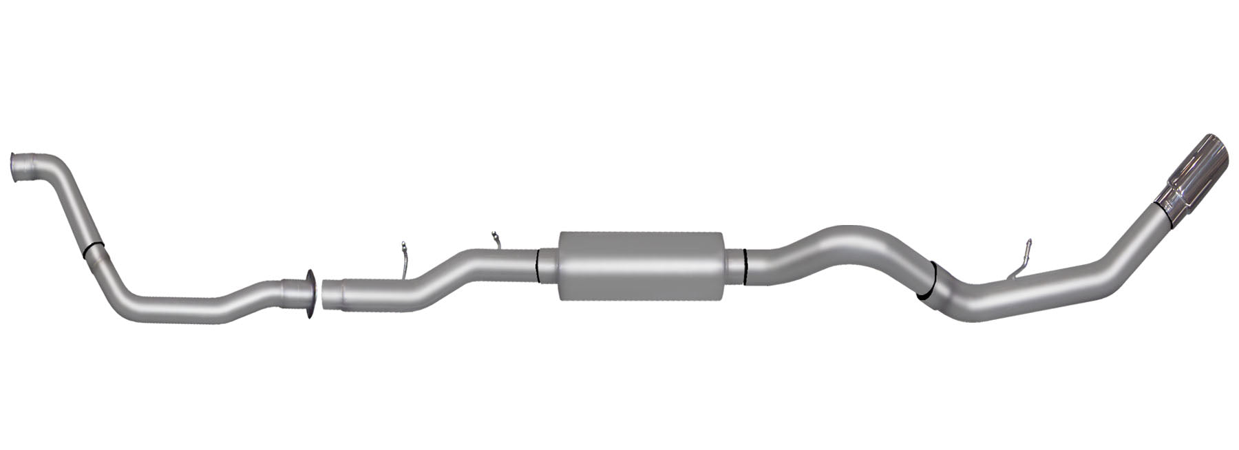 Gibson Performance Exhaust 619623 Turbo-Back Single Exhaust System; Stainless - Truck Part Superstore