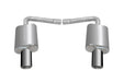 Gibson Performance Exhaust 619693 Axle Back Dual Exhaust System; Stainless - Truck Part Superstore