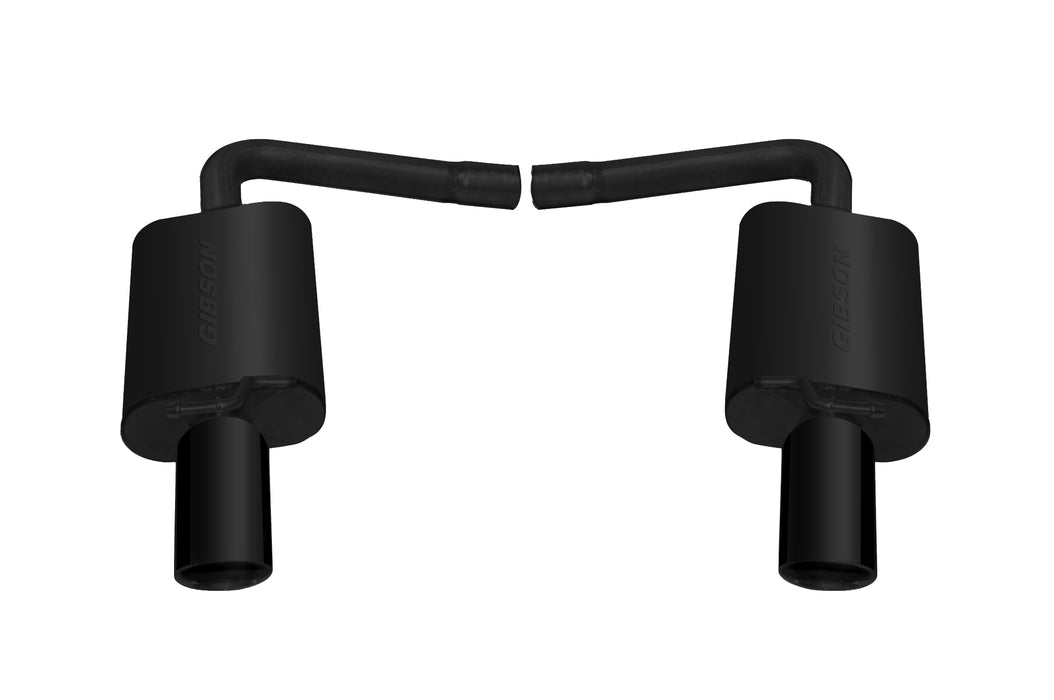 Gibson Performance Exhaust 619699B Black Elite Axle Back Dual Exhaust System; Stainless - Truck Part Superstore