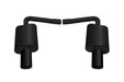 Gibson Performance Exhaust 619699B Black Elite Axle Back Dual Exhaust System; Stainless - Truck Part Superstore