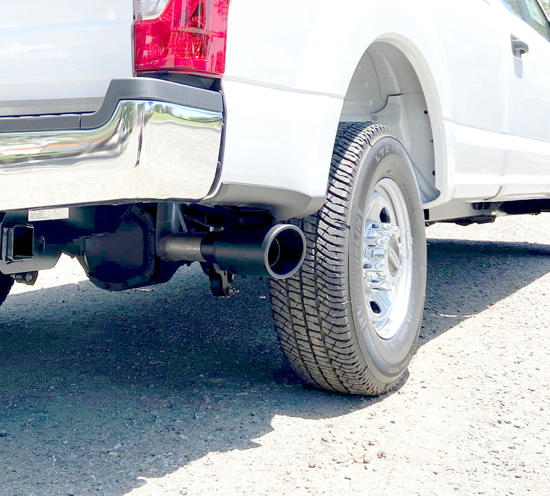 Gibson Performance Exhaust 619907B Black Elite Cat-Back Single Exhaust System; Stainless - Truck Part Superstore