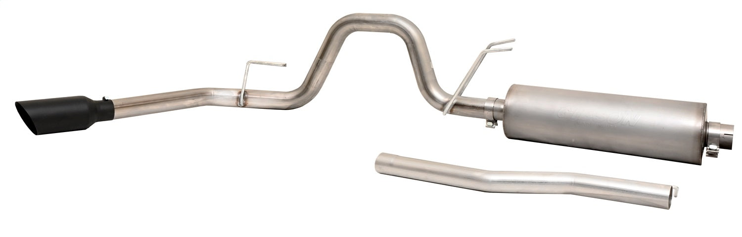 Gibson Performance Exhaust 619908B Black Elite Cat-Back Single Exhaust System; Stainless - Truck Part Superstore