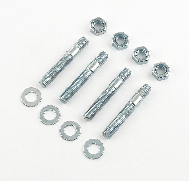 Mr Gasket 61 Carburetor Studs; Long; 2 in.; Package Of 4 Studs; Nuts And Washers; - Truck Part Superstore