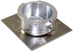 Northern Radiator Z17613 Machined Aluminum Filler Neck with 3 x 3 Inch Square Flange - Truck Part Superstore