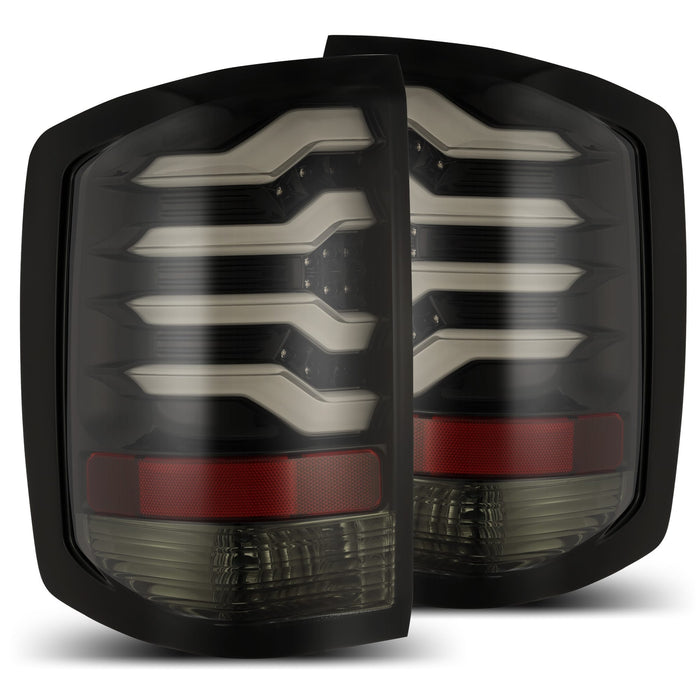 AlphaRex 620010 LED Taillights Jet Black - Truck Part Superstore