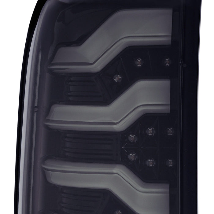 AlphaRex 620010 LED Taillights Jet Black - Truck Part Superstore
