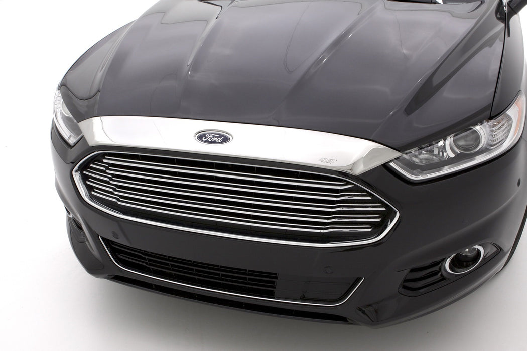 Auto Ventshade (AVS) 620043 Aeroskin Chrome Hood Protector; Low Profile; Grille Fascia Mount; - Truck Part Superstore