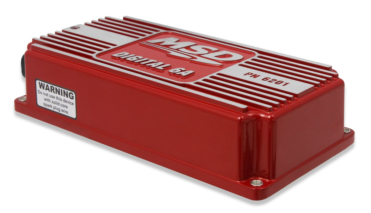 MSD 6201 Digital-6A Ignition Controller; For 4/6/8 cyl. Engines; Red; - Truck Part Superstore