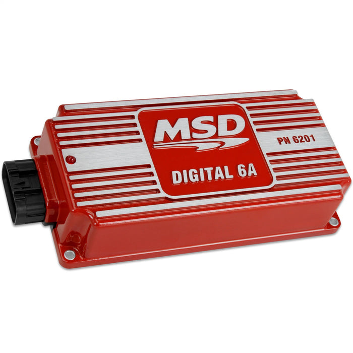MSD 6201 Digital-6A Ignition Controller; For 4/6/8 cyl. Engines; Red; - Truck Part Superstore