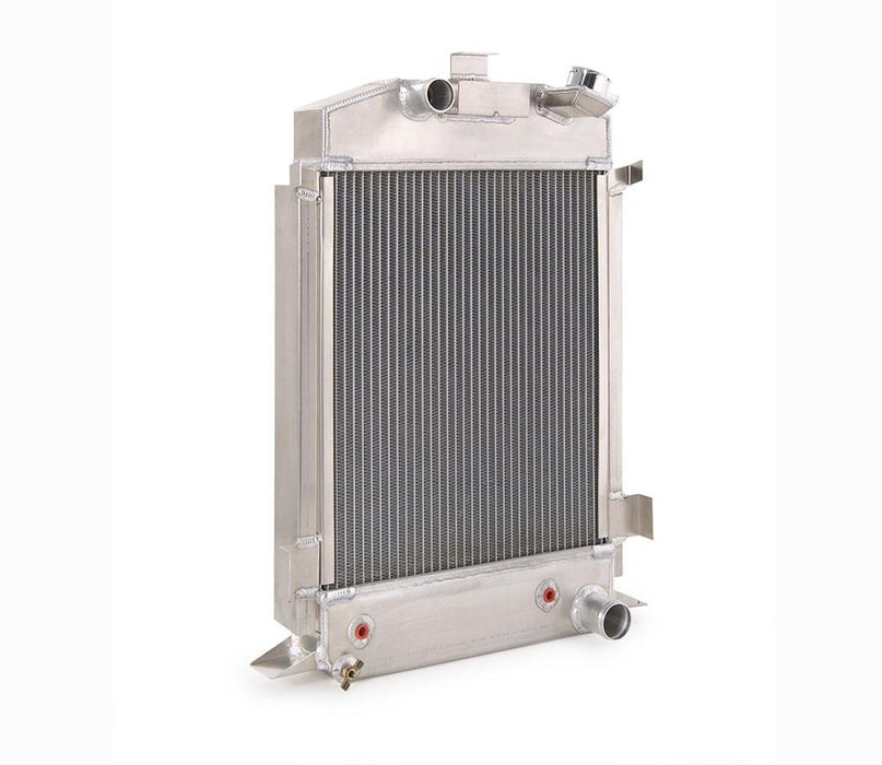 Be Cool 62032 Downflow Radiator Factory-Fit Natural Finish for 30-31 Ford Model A w/ V8 Conversion w/Auto Trans Be Cool Radiator - Truck Part Superstore