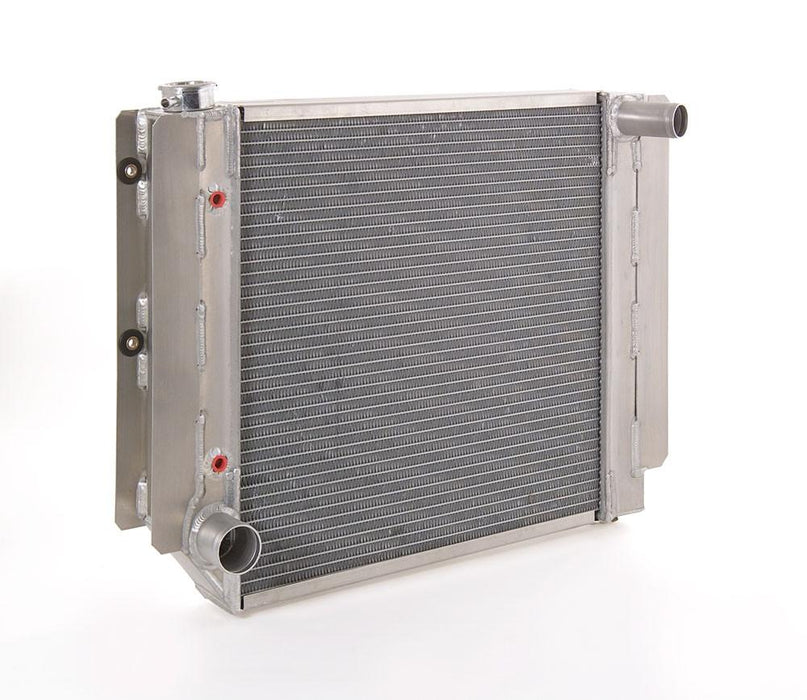 Be Cool 62033 Radiator Factory-Fit Natural Finish for 87-04 Jeep Wrangler w/Auto Trans Small Block Driver Water Pump Outlet Be Cool Radiator - Truck Part Superstore