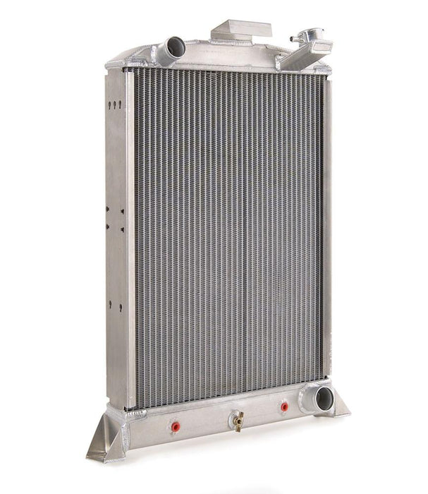 Be Cool 62034 Downflow Radiator Factory-Fit Natural Finish for 33-34 Ford Passenger w/Auto Trans Driver Side Upper/Passenger Side Lower Be Cool Radiator - Truck Part Superstore