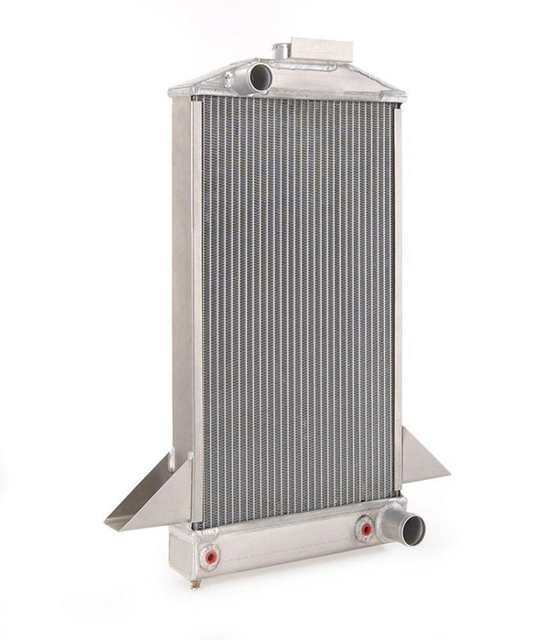 Be Cool 62037 Downflow Radiator Factory-Fit Natural Finish for 37-39 Ford Passenger Car w/Auto Trans Driver Side Upper/Passenger Side Lower Be Cool Radiator - Truck Part Superstore