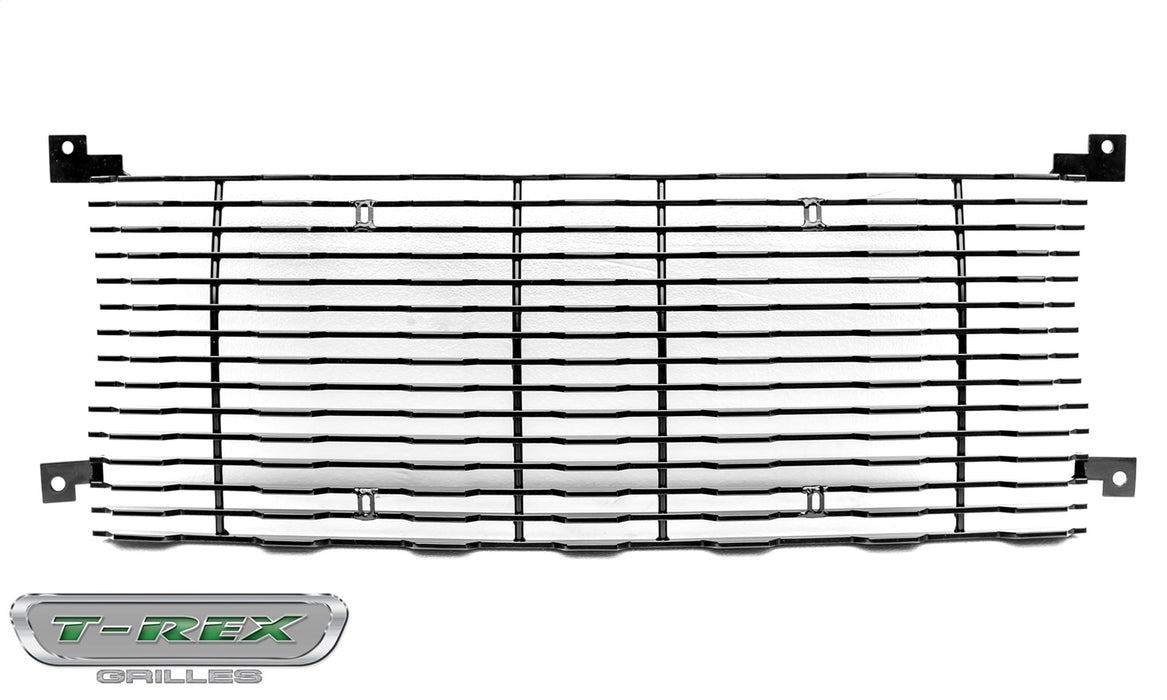 T-Rex Grilles 6204931 Billet Series Bumper Grille; Horizontal; Aluminum; Black; 1 Pc; Insert; - Truck Part Superstore