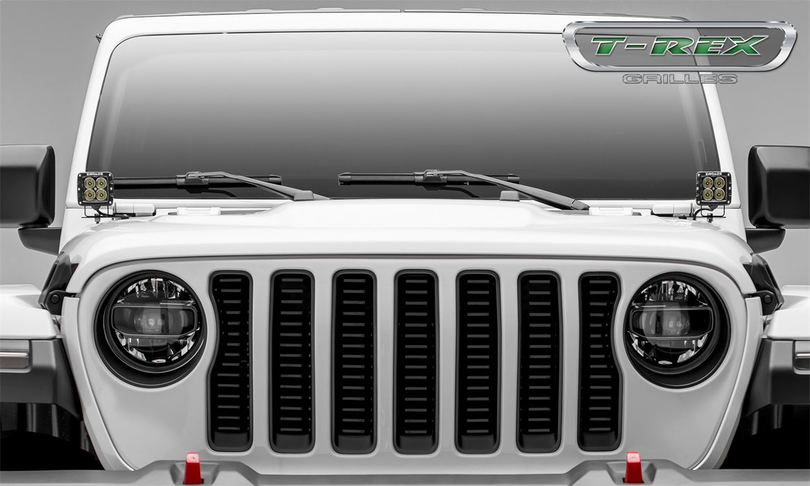 T-Rex Grilles 6204931 Billet Series Bumper Grille; Horizontal; Aluminum; Black; 1 Pc; Insert; - Truck Part Superstore