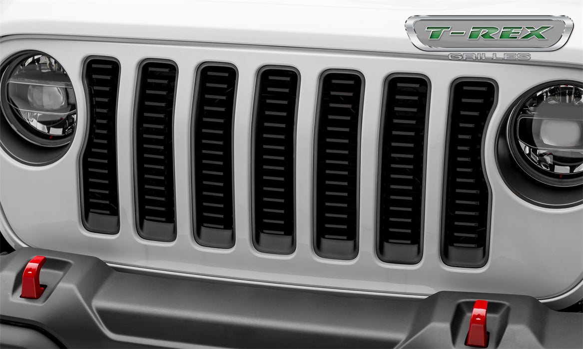 T-Rex Grilles 6204931 Billet Series Bumper Grille; Horizontal; Aluminum; Black; 1 Pc; Insert; - Truck Part Superstore