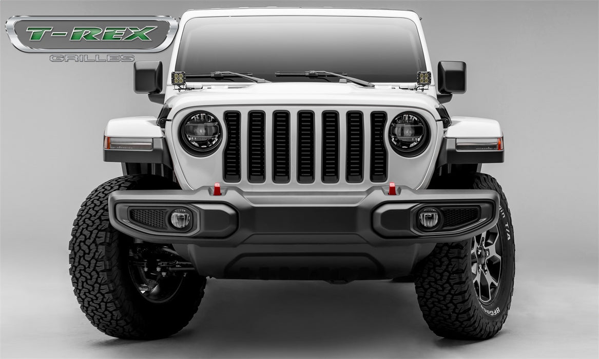 T-Rex Grilles 6204931 Billet Series Bumper Grille; Horizontal; Aluminum; Black; 1 Pc; Insert; - Truck Part Superstore