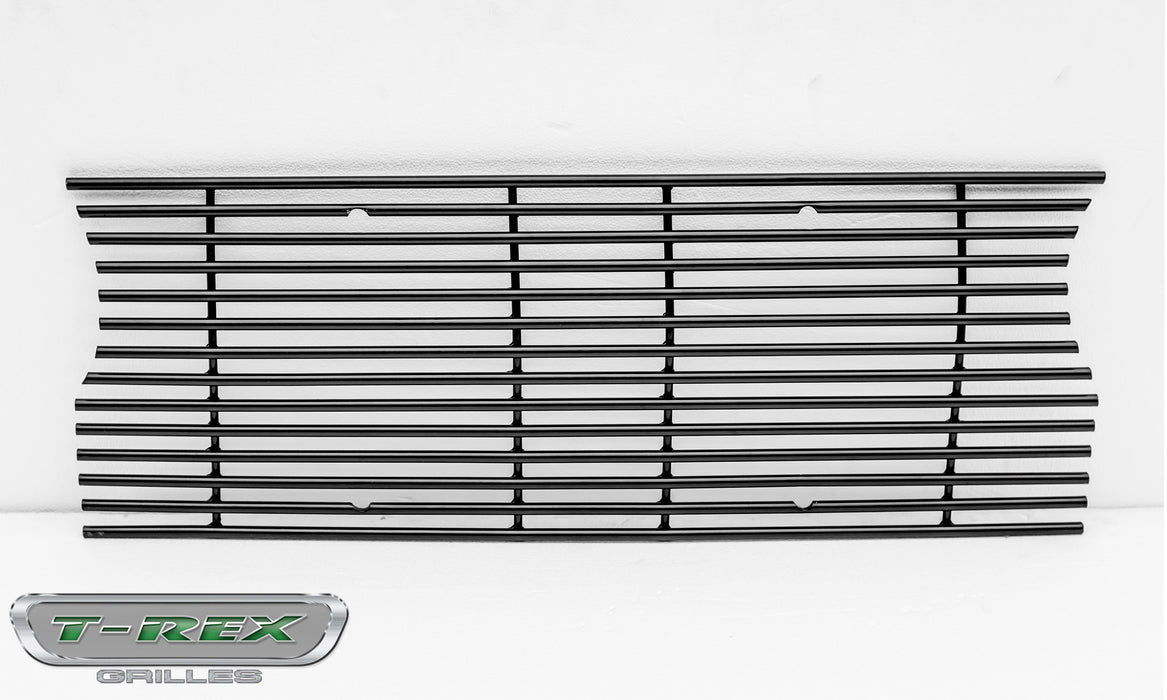 T-Rex Grilles 6204941 Billet Series Bumper Grille; Horizontal Round; Aluminum; Black; 1 Pc; Insert; - Truck Part Superstore