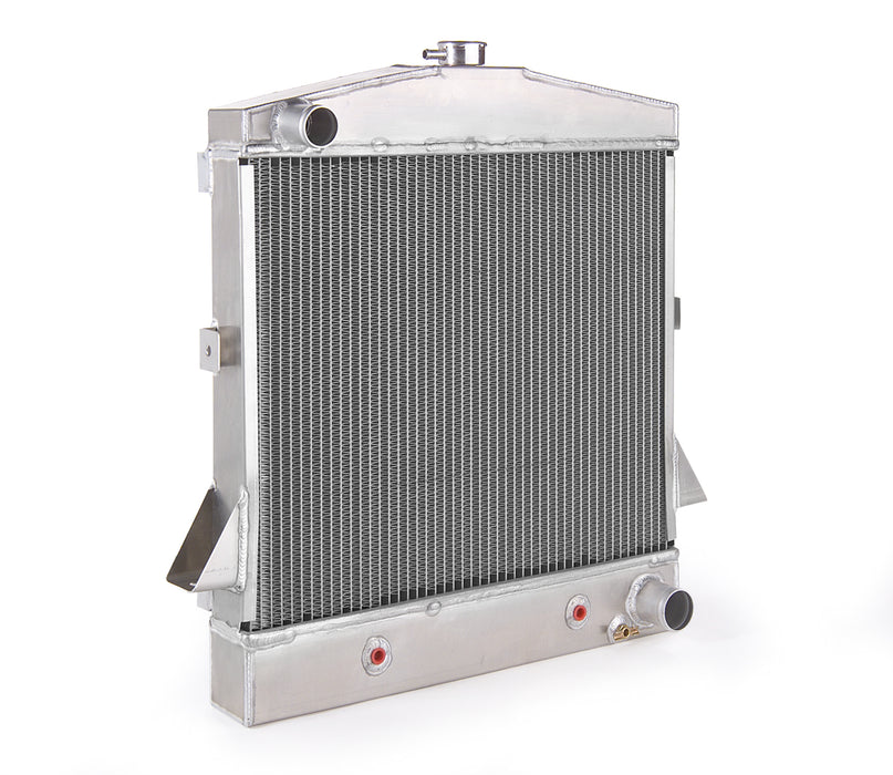 Be Cool 62080 Downflow Radiator Factory-Fit Natural Finish for 39-40 Ford Passenger w/Flathead V8 w/Auto Trans Be Cool Radiator - Truck Part Superstore