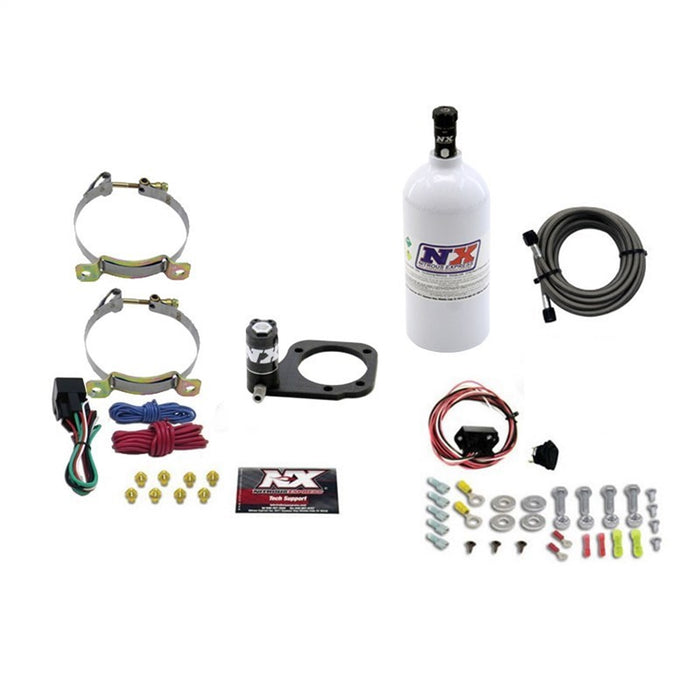 Nitrous Express 62110-1.0P DRY NITROUS PLATE SYSTEM FOR 2001-UP HARLEY SOFT-TAIL W/1.0LB BOTTLE - Truck Part Superstore