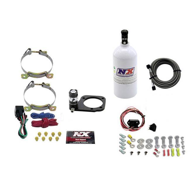 Nitrous Express 62110-2.5P DRY NITROUS PLATE SYSTEM FOR 2001-UP HARLEY SOFT-TAIL W/2.5LB BOTTLE - Truck Part Superstore