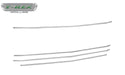 T-Rex Grilles 6211233 Billet Series Grille; Horizontal Round; Aluminum; Brushed; 4 Pc; Overlay; - Truck Part Superstore