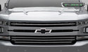T-Rex Grilles 6211233 Billet Series Grille; Horizontal Round; Aluminum; Brushed; 4 Pc; Overlay; - Truck Part Superstore
