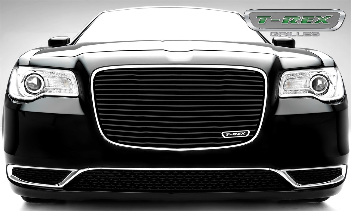 T-Rex Grilles 6214361 Laser Billet Series Grille; Horizontal; Aluminum; Black; 1 Pc; Replacement; - Truck Part Superstore