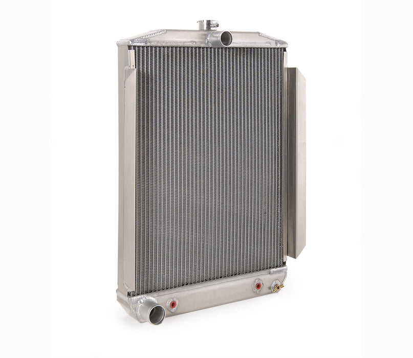 Be Cool 62157 Downflow Radiator Factory-Fit Natural Finish for 49-51 Ford Passenger w/Auto Trans Driver Lower Hose Be Cool Radiator - Truck Part Superstore