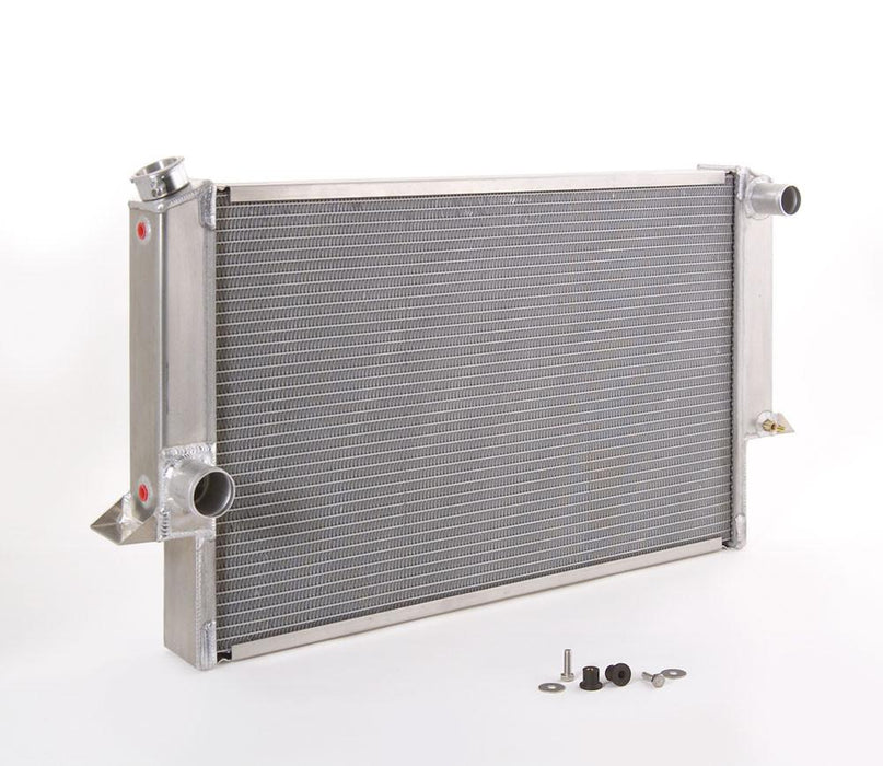 Be Cool 62176 Radiator Factory-Fit Natural Finish for 70-74 Dodge E-Body w/Auto Trans Driver Water Pump Outlet 33 Inch Be Cool Radiator - Truck Part Superstore