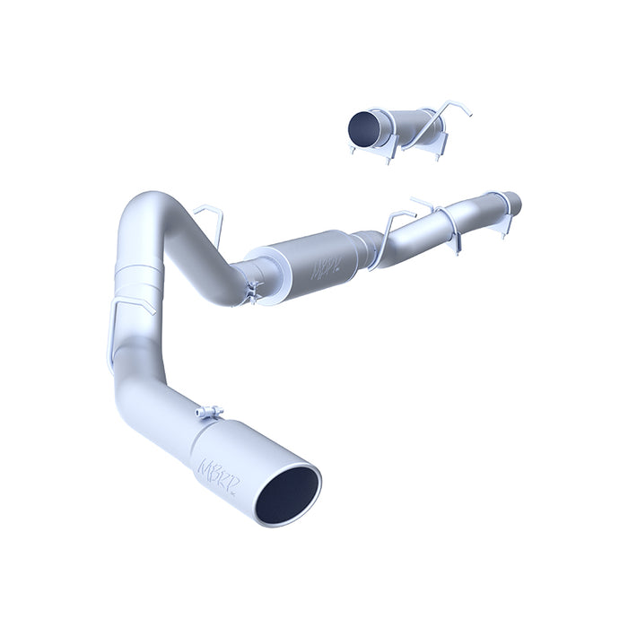 MBRP S6012409 4 Inch Cat Back Exhaust System Single Side T409 Stainless Steel For 06-07 Silverado/Sierra 2500/3500 Duramax MBRP - Truck Part Superstore
