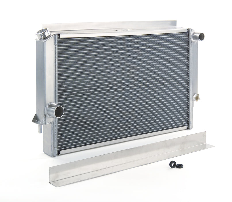 Be Cool 62198 Radiator Factory-Fit Natural Finish for 64-76 Dodge A-Body w/Auto Trans Driver Water Pump Outlet 33 Inch Be Cool Radiator - Truck Part Superstore
