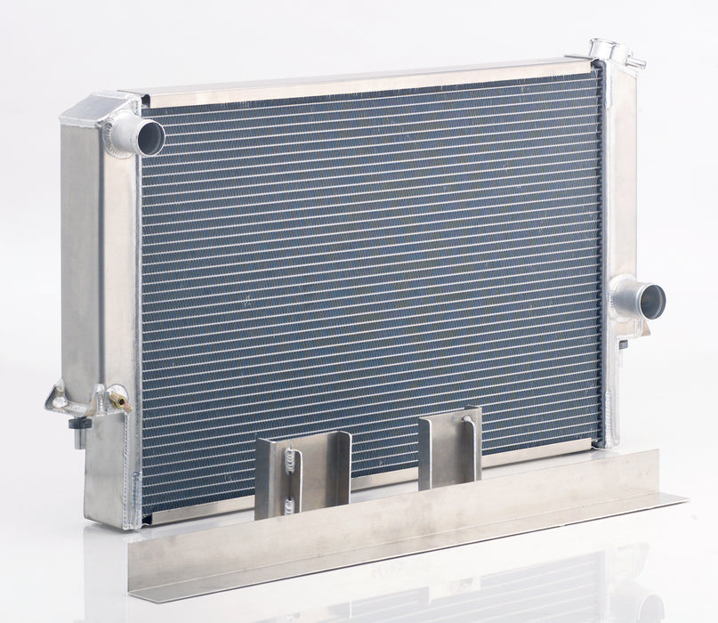Be Cool 62199 Radiator Factory-Fit Natural Finish for 64-76 Dodge A-Body w/Auto Trans Passenger Water Pump Outlet 33 Inch Be Cool Radiator - Truck Part Superstore