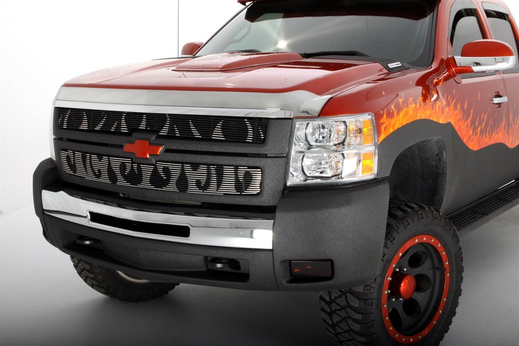 Auto Ventshade (AVS) 622002 Aeroskin Chrome Hood Protector; Low Profile; - Truck Part Superstore
