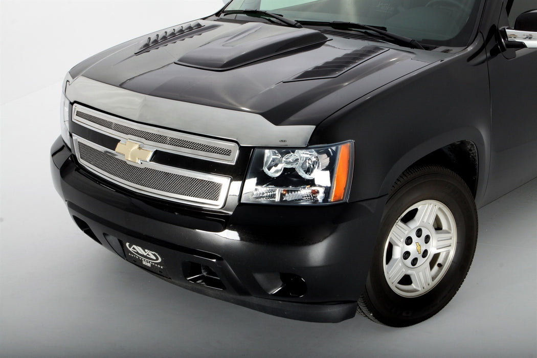 Auto Ventshade (AVS) 622011 Aeroskin Chrome Hood Protector; Low Profile; - Truck Part Superstore