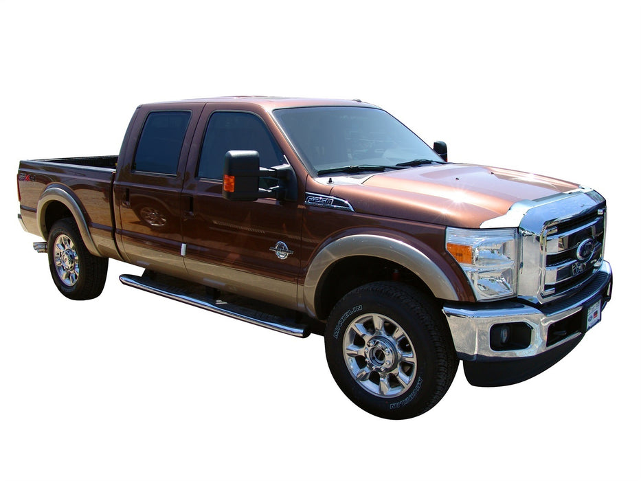 Auto Ventshade (AVS) 622022 Aeroskin Chrome Hood Protector; Low Profile; - Truck Part Superstore