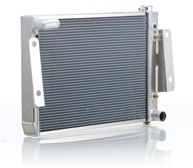 Be Cool 62221 Radiator Factory-Fit Natural Finish for 74-88 Jeep J-Series w/Auto Trans Passenger Water Pump Outlet Be Cool Radiator - Truck Part Superstore