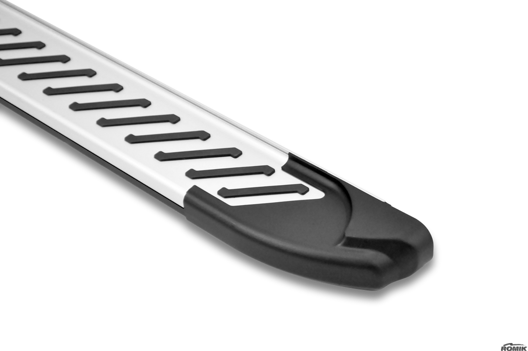Romik 62221418 RAL-T Running Boards Silver 2022 Hyundai Santa Cruz Romik - Truck Part Superstore