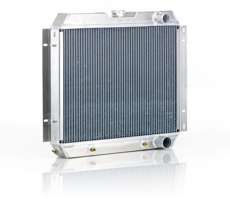 Be Cool 62275 Downflow Radiator Factory-Fit Natural Finish for 62-67 Chevrolet Chevy II w/Auto Trans Passenger Upper/Passenger Lower Be Cool Radiator - Truck Part Superstore