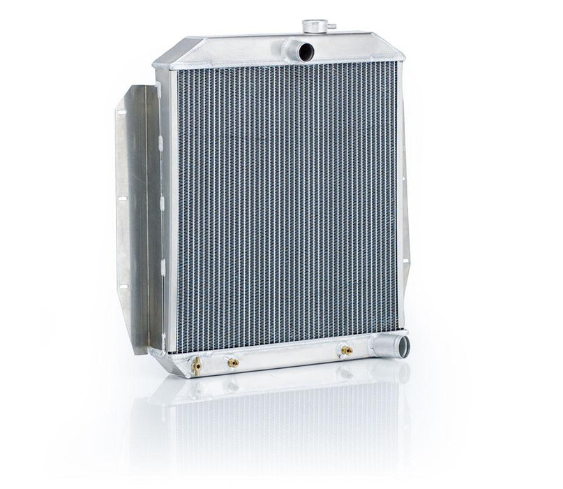 Be Cool 62277 Downflow Radiator Factory-Fit Natural Finish for 55-59 Chevrolet 1/2, 3/4, 1 Ton Pickups/Suburban/Panel Delivery w/Auto Trans Be Cool Radiator - Truck Part Superstore