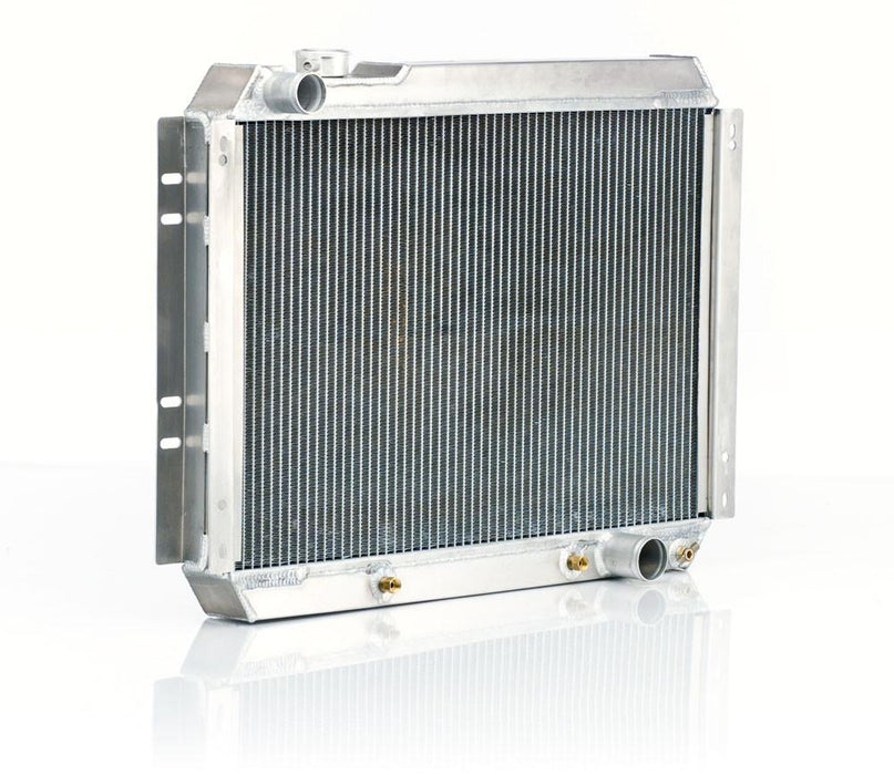 Be Cool 62282 Downflow Radiator Factory-Fit Natural Finish for 66-67 Chevrolet Chevelle/El Camino/Malibu w/Auto Trans Be Cool Radiator - Truck Part Superstore