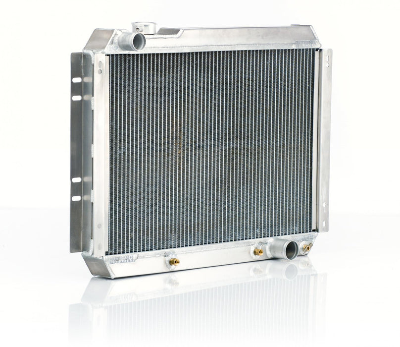Be Cool 62288 Downflow Radiator Factory-Fit Natural Finish for 72-76 Dodge A-Body Dart/Demon/Swinger/Dart Sport w/Auto Trans Driver Upper/Passenger Lower Be Cool Radiator - Truck Part Superstore