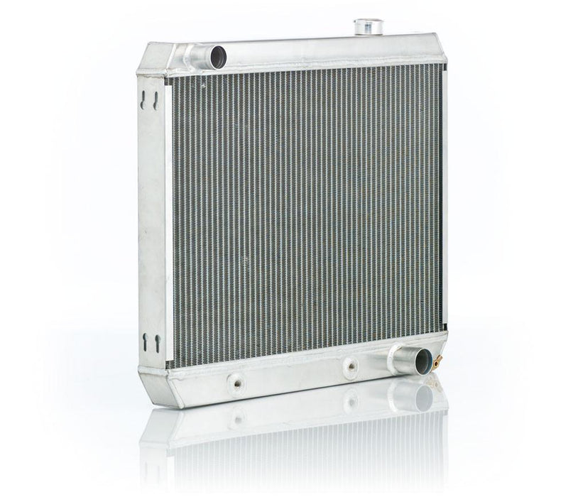 Be Cool 62293 Downflow Radiator Factory-Fit Natural Finish for 63-66 Chevrolet 1/2, 3/4, 1 Ton Pickups/Suburban/Panel Delivery w/Auto Trans Be Cool Radiator - Truck Part Superstore