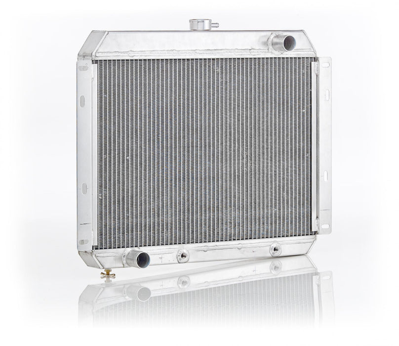 Be Cool 62295 Downflow Radiator Factory-Fit Natural Finish for 65-70 Chevrolet Bel Air/Biscayne/Caprice/Impala w/Auto Trans Be Cool Radiator - Truck Part Superstore