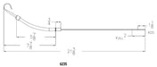 Mr Gasket 6235BP Oil Dipstick And Tube; Flat Black; - Truck Part Superstore