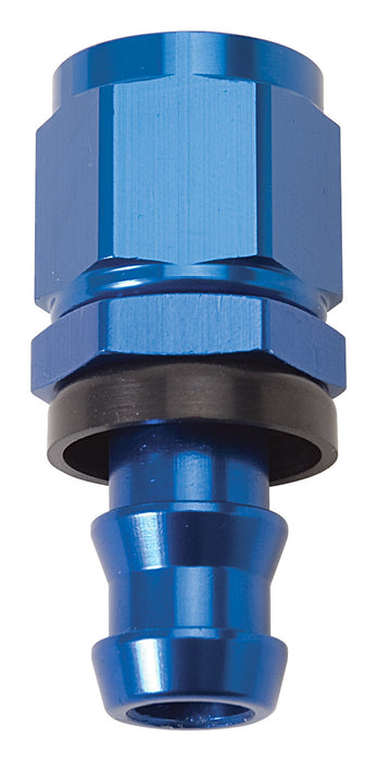 Russell 624000 Twist-Lok Hose End Straight End; Blue; -04AN; - Truck Part Superstore