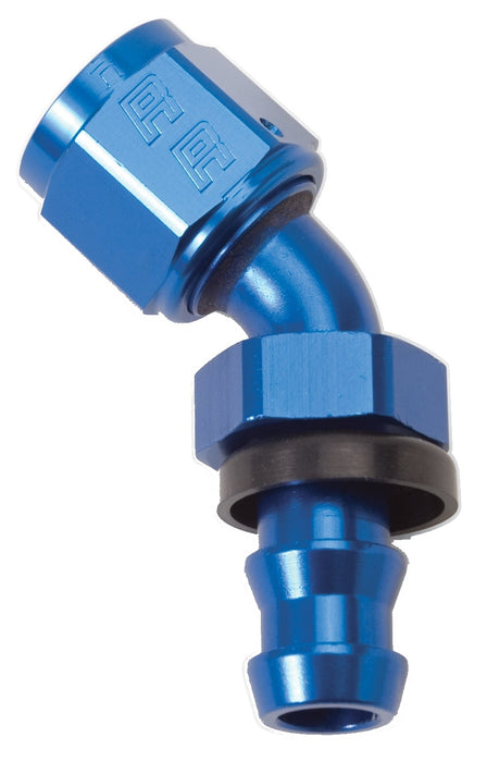 Russell 624070 Twist-Lok Hose End 45 Deg. End; Blue; -04AN; - Truck Part Superstore