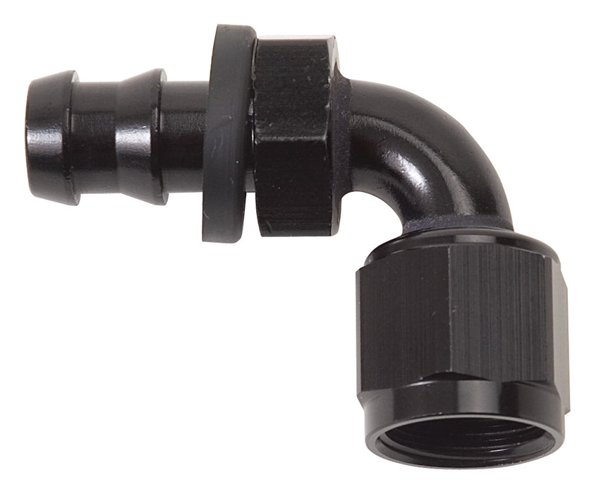 Russell 624173 Twist-Lok Hose End 90 Deg. End; Black; -08AN; - Truck Part Superstore